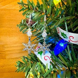 Handmade Snowflake Earrings